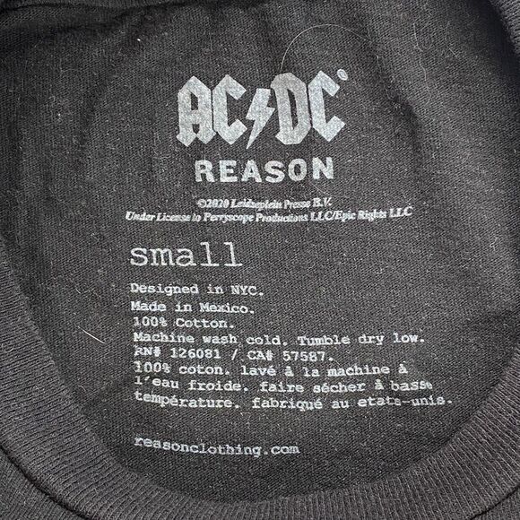 AC/DC Rock or Bust Tour Long Sleeve Graphic Tee Band T-Shirt Small‎ - Picture 4 of 6